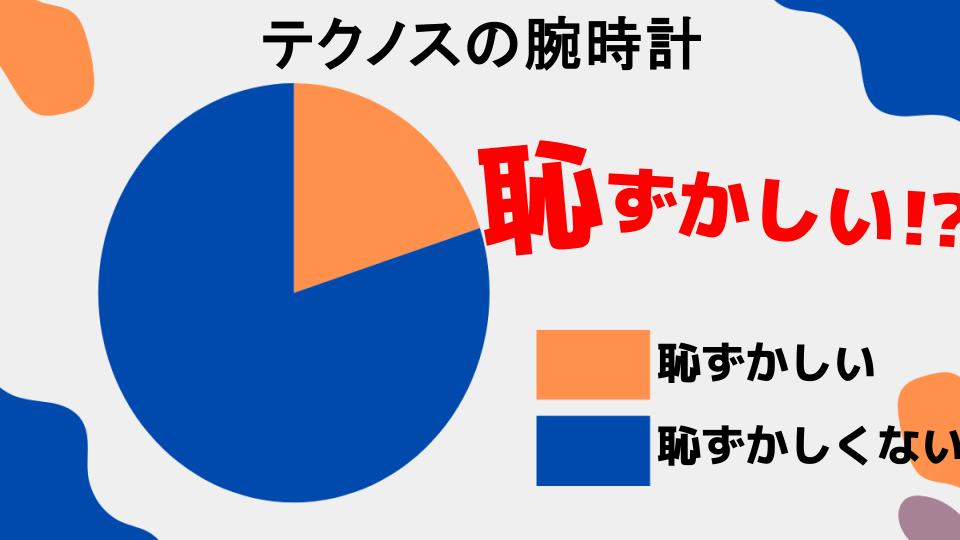 テクノス ストア 腕時計は恥ずかしい